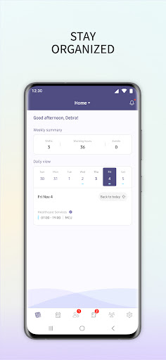 Android application NurseBrite screenshort