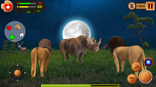 Lion Family Simulator Games 3d