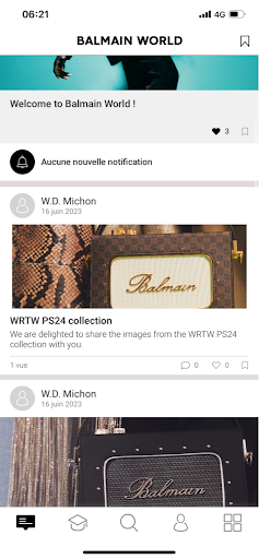 Android application Balmain World screenshort
