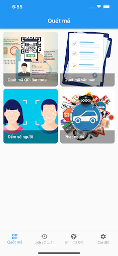 Android application SmartLensKit-Quét mã CCCD screenshort