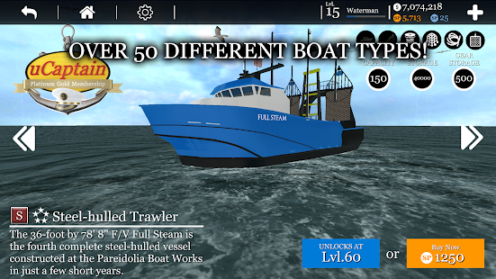 Ship Simulator & Boat Fishing Game u26f5 - uCaptain 6.12 screenshots 6