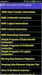 8085 Instructions and Programs