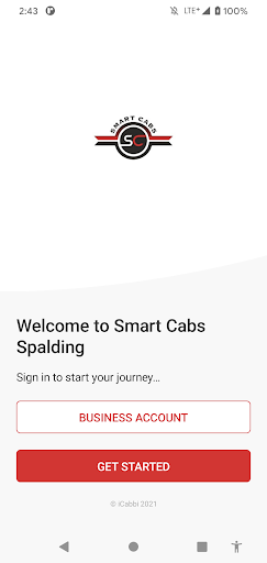Android application Smart Cabs Spalding screenshort