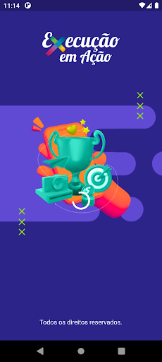 Android application Execução em Ação screenshort