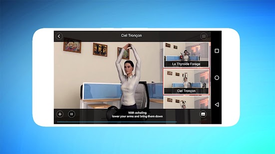 Yoga au bureau - Entraînement Capture d'écran