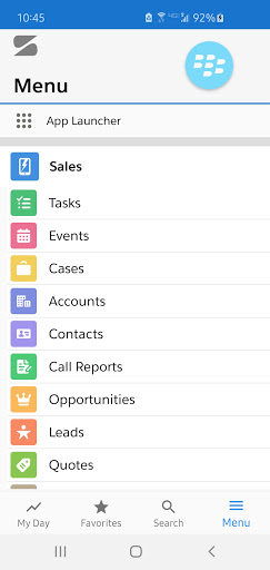 Swyft Mobile for Salesforce Screen 2