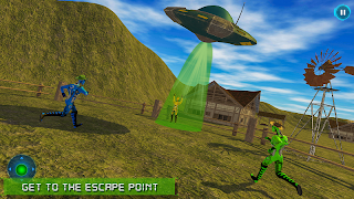 Area 51 Green Grandpa Alien ga - Screenshot 2