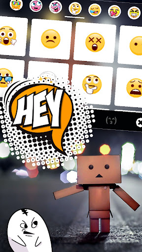 Cute Boxman Keyboard Backgroun Screen 3