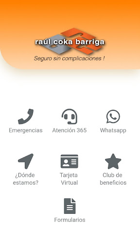 Android application raúl coka connect screenshort