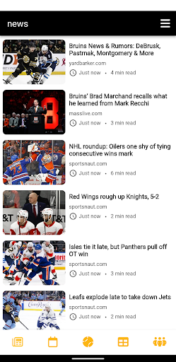 Android application Boston Hockey - Bruins Edition screenshort