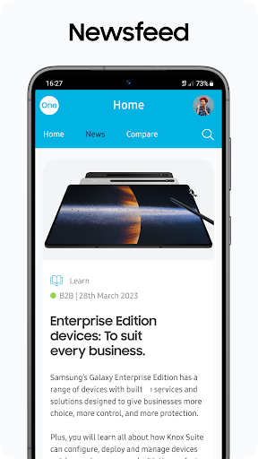 Android application Samsung One screenshort
