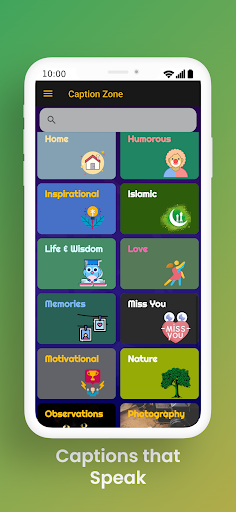 Caption Zone - Quotes and Status