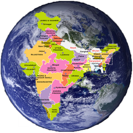 Satellite Weather Wind India Logo
