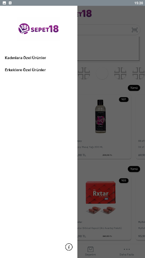 Android application Sepet18 screenshort