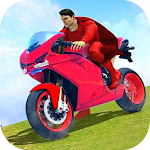 Cover Image of डाउनलोड सुपरहीरो बाइक स्टंट जीटी रेसिंग 3 डी बाइक रेसिंग गेम  APK