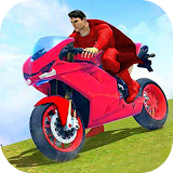 Superhero Bike Stunt Games 3D icon