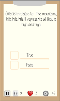 Greek Mythology Quiz - Screenshot 2