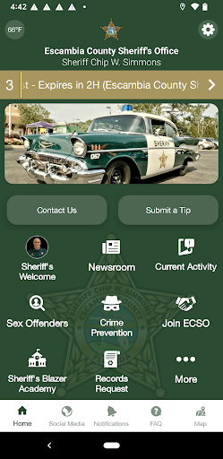 Android application Escambia County Sheriff FL screenshort