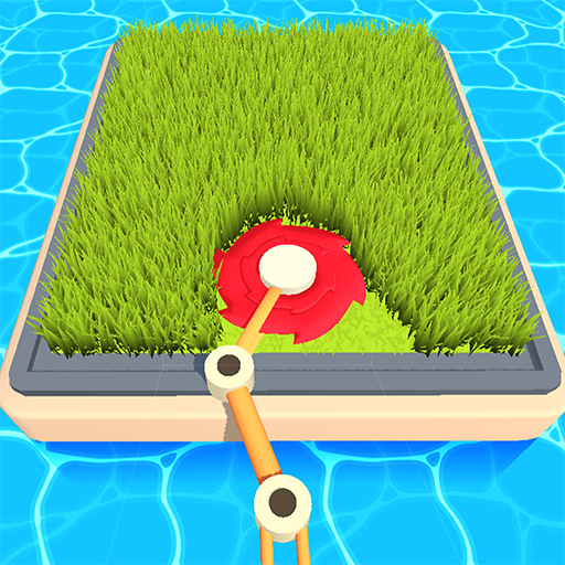 Grass cutter 3D logo