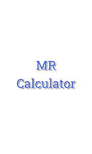 MR Calculator