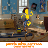 Puzzles with Cartoon Characters icon
