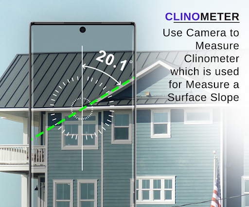 Android application Clinometer Camera screenshort