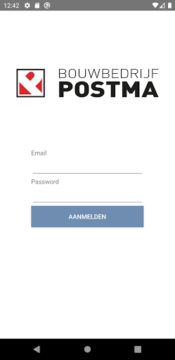 Android application Mijn Bouwbedrijf Postma screenshort