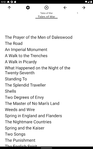 Book, Tales of War Screen 3