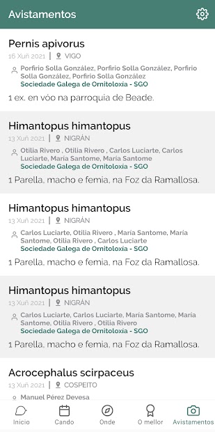 Captura 9 Galicia Birding android