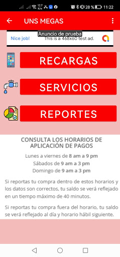 UNS MEGAS RECARGAS Screen 3