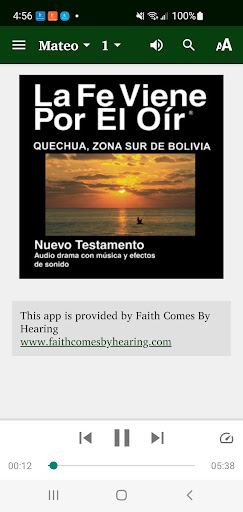 Quechua, South Bolivian Bible Screen 2