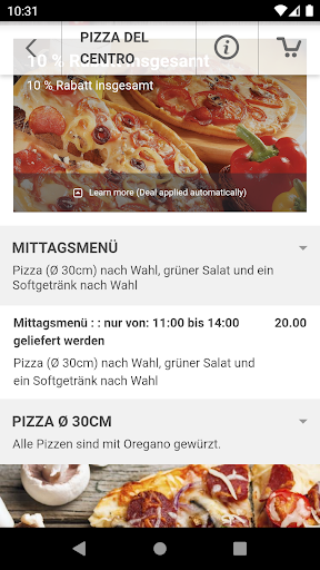 Pizza del Centro Screen 3