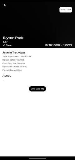 TrackDay|HUB Screen 2