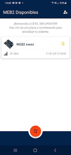 Android application CDT SW Updater screenshort