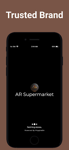Android application AR Supermarket screenshort