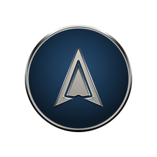 Metallic Pearl Dark Blue Icons