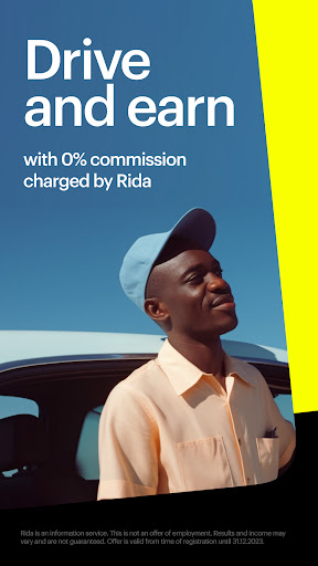 Android application Rida Driver screenshort