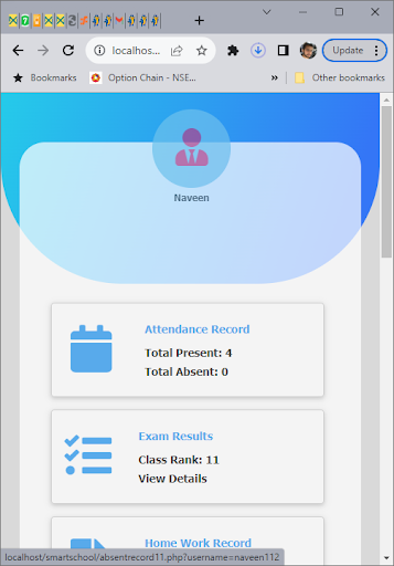 Android application Tagore School, Barwa screenshort
