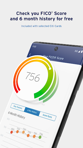 Screenshot of Citi Mobile®