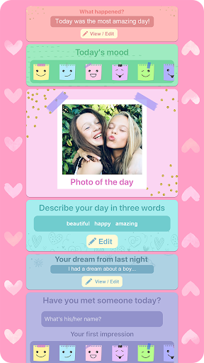 Secret Diary with Lock for Girls 1.2.2 screenshots 2