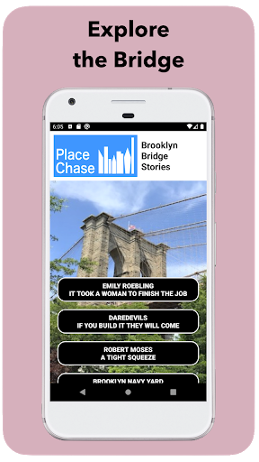 Android application Brooklyn Bridge Stories screenshort