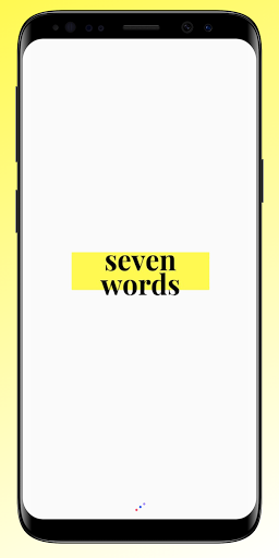 Android application Seven Words screenshort