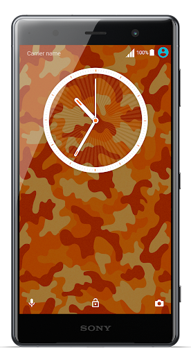 Orange Camo Theme for Xperia™ Screen 2