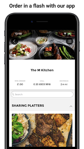 Android application The M Kitchen screenshort