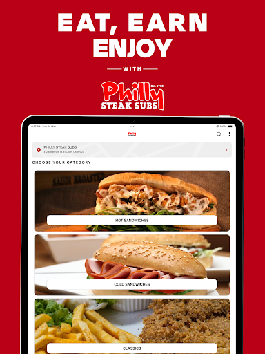 Screenshot of Philly Steak Subs