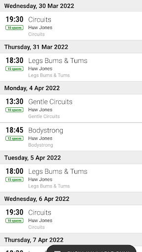 Denbighshire Leisure Screen 3