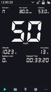GPS HUD Speedometer Plus Screenshot