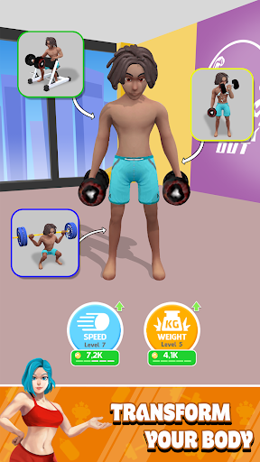 Android application Idle Workout Fitness: MMA Club screenshort