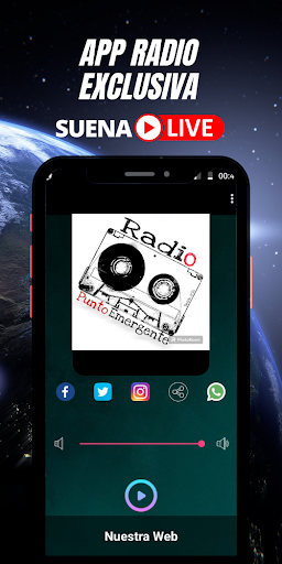 Android application Radio Punto Emergente screenshort
