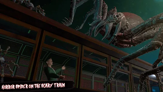 Spider Train : Horror Games 3D